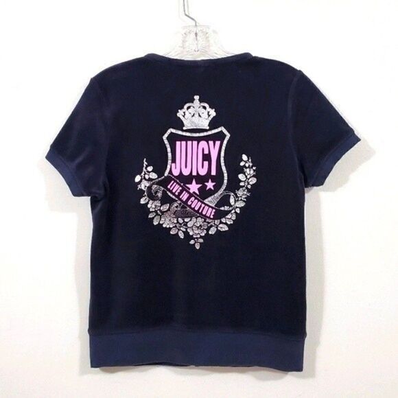JUICY COUTURE Black Label Robertson Velour Jacket - Picture 1 of 10